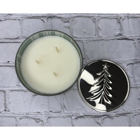 Bath & Body Works NEW ICED WINTER BALSAM 3-wick Candle - Picture 2 of 2